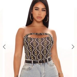 Fashion Nova Elevate Ur Vision Cutout Bodysuit Blk